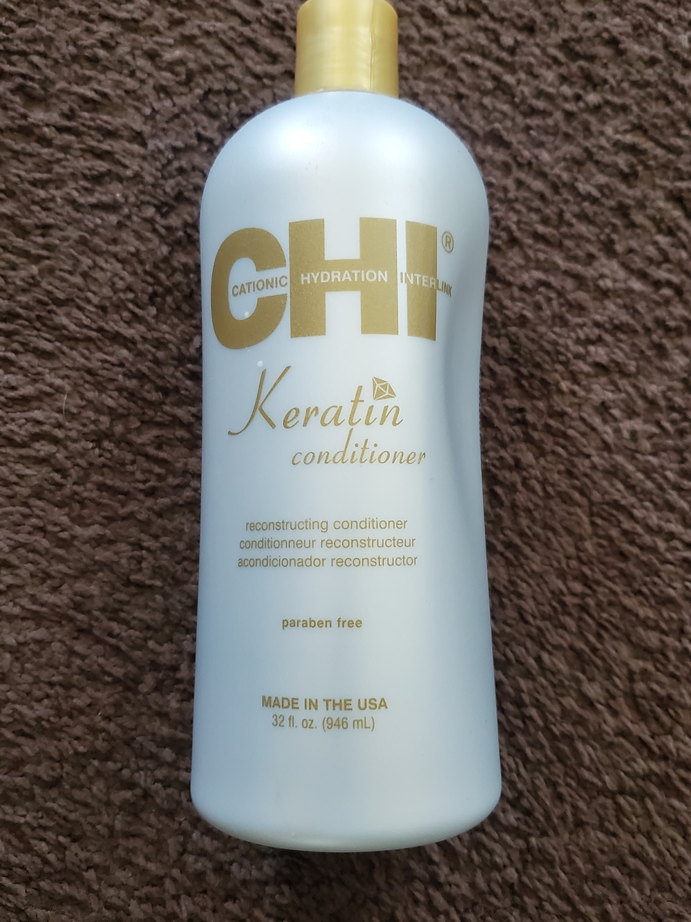 CHI Keratin Conditioner - White & Gold Hydrating Hair Conditioner